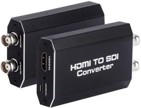 img 4 attached to 🎥 HDMI в SDI конвертер адаптер с двумя выходами SDI и поддержкой HDMI 1.3 - аудиоэмбедер и автоматический определитель формата для камер и системы видеонаблюдения (черный)