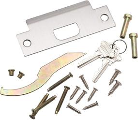 img 2 attached to 🚪 GLC-5180L-626 Brushed Chrome Empire Style Commercial Storeroom Lever by Global Door Controls