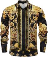 👗 exquisite luxury printed button sleeve nightclub attire logo