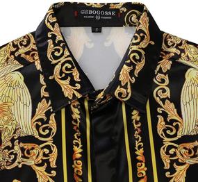 img 2 attached to 👗 Exquisite Luxury Printed Button Sleeve Nightclub Attire