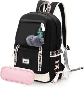 img 4 attached to 🎒 Arya Backpack Elementary College Bookbag