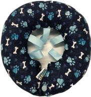 🐾 premium limited edition puppy bumpers blue paw prints - specially designed for small dogs (up to 10") logo