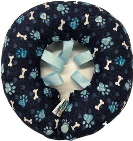 img 3 attached to 🐾 Premium Limited Edition Puppy Bumpers Blue Paw Prints - Specially Designed for Small Dogs (Up to 10")