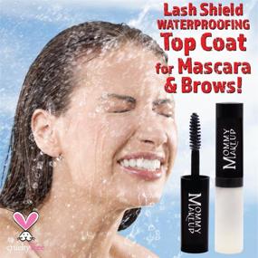 img 2 attached to 🌟 Long-lasting Waterproof Lash Shield Top Coat for Mascara & Brows: Ultimate Protection for Stunning Eyes