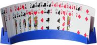 🃏 twin tier premier playing card holder (set of 2) - organize and store up to 32 cards with ease - 12 1/2" x 4 1/2" x 2 1/4" - stackable design - made in the usa логотип