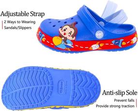 img 3 attached to FolHaoth Toddlers Non Slip Breathable Lightweight Boys' Shoes at Clogs & Mules