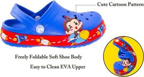 img 2 attached to FolHaoth Toddlers Non Slip Breathable Lightweight Boys' Shoes at Clogs & Mules