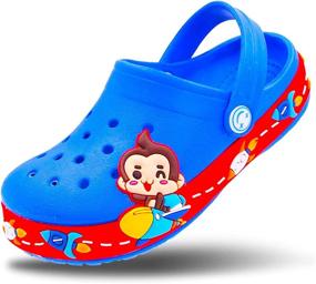 img 4 attached to FolHaoth Toddlers Non Slip Breathable Lightweight Boys' Shoes at Clogs & Mules