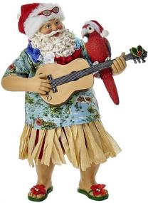 img 3 attached to 🎅 Kurt Adler 11-inch Fabriche Beach Santa Figurine"