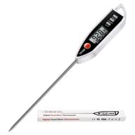 🌡️ digital meat food thermometer for bbq grill, cooking, candy making, milk, bath water, deep fry, candle temperature - instant read kitchen thermometer logo