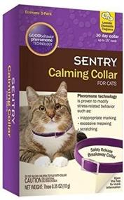 img 2 attached to Ошейник SENTRY Calming Collar CAT Good Behavior с феромонами, 3 штуки: Стимулирует мирное поведение кошек с помощью этого эффективного решения.