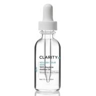 🌿 clarity rx nourish your skin 100% moisturizing squalane oil: plant based antioxidant face oil for all skin types, paraben free & natural skin care - 1 fl oz logo