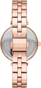 img 2 attached to 🕰️ Стильные и изысканные: часы Michael Kors Maci из нержавеющей стали с трехконечным механизмом.