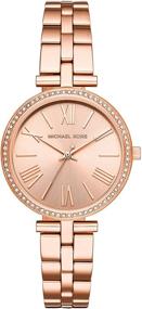 img 4 attached to 🕰️ Стильные и изысканные: часы Michael Kors Maci из нержавеющей стали с трехконечным механизмом.