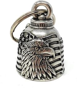 img 4 attached to 🦅 Introducing Bravo Bells US Flag Eagle Bell: A Must-Have Biker Bell Accessory or Key Chain for Good Luck on Your Road Adventures