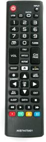 img 4 attached to 📺 AKB74475401 Smart TV Remote Control for LG 60UF7300, 70UF7300, 43UF6400, 43UF6430, 49UF6430 - Upgrade and Enhance Your LG TV Experience