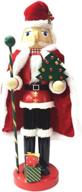 zah 15 inch christmas nutcracker wooden ornaments: festive santa claus puppets, perfect gifts & decorations logo