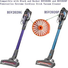 img 2 attached to 🔍 BSV2020G Filter for Black & Decker BSV2020G and BSV2020P PowerSeries Extreme Cordless Stick Vacuum Cleaner - Pack of 6