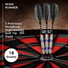 img 3 attached to 🎯 High-performance Viper Wind Runner Soft Tip Darts: 18 Grams for Precision Targeting