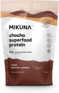 mikuna chocho superfood protein: plant-based, bioavailable powder with vegan and gluten-free formula, 3g or less net carbs (cacao, 15 servings) logo