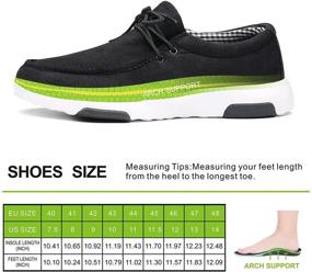 img 2 attached to Orthopedic Fasciitis Comfortable Orthotic Diabetic Men's Shoes in Loafers & Slip-Ons