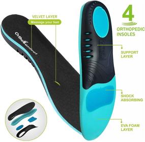 img 1 attached to Orthopedic Fasciitis Comfortable Orthotic Diabetic Men's Shoes in Loafers & Slip-Ons