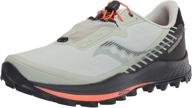 🏃 saucony peregrine trail running black men's shoes: durable & athletic логотип