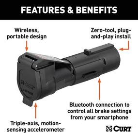 img 2 attached to 🔌 Curt 51180 Proportional Brake Controller: Enhanced with Bluetooth Connectivity