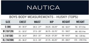 img 1 attached to Длинный рукав Поло-рубашка мальчиков Nautica для школьной формы: совмещение качества и стиля.