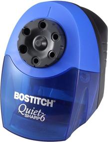 img 4 attached to BOSTITCH QuietSharp 6 Heavy Duty Electric Pencil Sharpener - Classroom Essential, 6-Holes, Blue (EPS10HC)