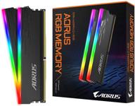 💡 набор памяти gigabyte aorus gp-ars16g44 rgb ddr4 16 гб (2x8 гб) 4400мгц логотип