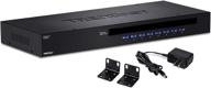 🔁 trendnet tk-803r: 8-port rack mount kvm switch with vga & usb connection, usb/ps2 support, device monitoring, auto scan - control 8 computers/servers logo