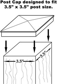 img 1 attached to Nuvo Iron Decorative Pyramid Aluminium Building Supplies