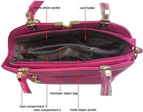 img 2 attached to Rubysports Outdoor Portable Top Handle Crossbody