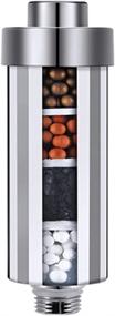 img 4 attached to 🚿 REINVIGU Shower Head Filter - Multi-Stage Bead Stone for Superior Hard Water Softening. Rapid Chlorine Removal for Optimal Performance with All Shower Head Types. High Output Enhances Hydration & Rejuvenates Dry Skin and Hair.