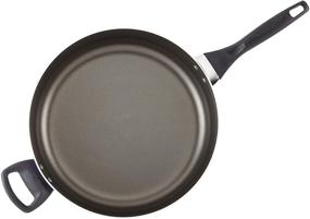 img 3 attached to 🍳 6 Quart Blue Farberware Jumbo Cooker/Saute Pan, Dishwasher Safe & Nonstick, with Helper Handle