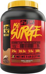img 4 attached to 🏋️ Mutant ISO Surge Whey Protein Powder - Fast Acting Muscle Recovery & Strength Builder with High Quality Ingredients - 5 lb Triple Chocolate