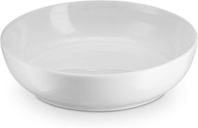 img 3 attached to High-Quality Porcelain Dish for Microwave and Dishwasher Use with Optimal Serving Capacity