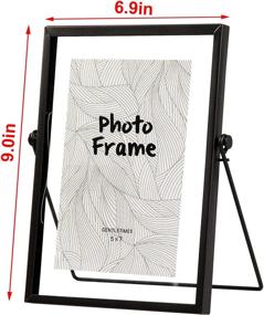 img 3 attached to 🖼️ Miaowater 5x7 Picture Frames: Enhance Your Décor with Sleek Black Photo Frame Decor and High Definition Plexiglas Cover"