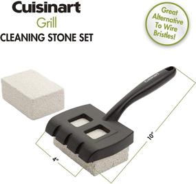 img 2 attached to Cuisinart CCK-210 Stone Grill Cleaning Brush: Effortless Cleaning for a Pristine Grilling Surface