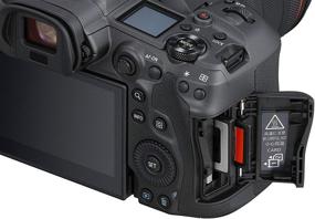 img 2 attached to 📸 Усовершенствованная Canon EOS R5: Беззеркальная камера с функцией видеосъемки 8K, датчиком CMOS формата "полнокадр" на 45 мегапикселей, графическим процессором DIGIC X, двумя слотами для карт памяти и механическим затвором, поддерживающим скорость съемки 12 кадров в секунду. Только корпус.