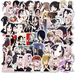 img 4 attached to Japan Anime Kaguya-Sama: Love Is War Laptop Stickers For Friends