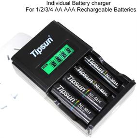img 3 attached to Tipsun Individual Rechargeable Battery Charger