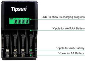 img 2 attached to Tipsun Individual Rechargeable Battery Charger