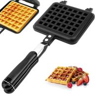 🧇 versatile non-stick waffle irons: cast aluminum mold pan for belgian waffles, sandwiches, and more! логотип