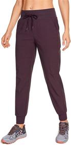 img 4 attached to CRZ YOGA Lightweight Drawstring Joggers Outdoor Recreation and Outdoor Clothing