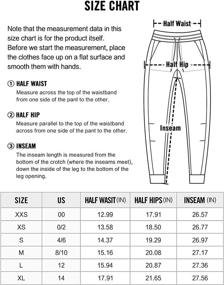 img 1 attached to CRZ YOGA Lightweight Drawstring Joggers Outdoor Recreation and Outdoor Clothing