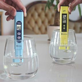 img 1 attached to 🌊 Accurate Water Quality Testing with KETOTEK 2-in-1 PH and TDS Test Meter: Hydroponics, Aquariums, Drinking Water, RO System, Fishponds, and Pools