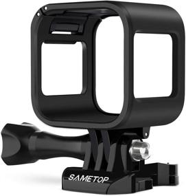 img 4 attached to 📷 Sametop Frame Mount Housing Case: Compatible with GoPro Hero 5 Session, Hero 4 Session, Hero Session Cameras - Ultimate Protection for Your Action Camera!