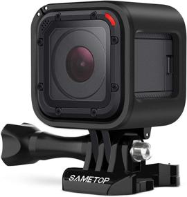 img 3 attached to 📷 Sametop Frame Mount Housing Case: Compatible with GoPro Hero 5 Session, Hero 4 Session, Hero Session Cameras - Ultimate Protection for Your Action Camera!